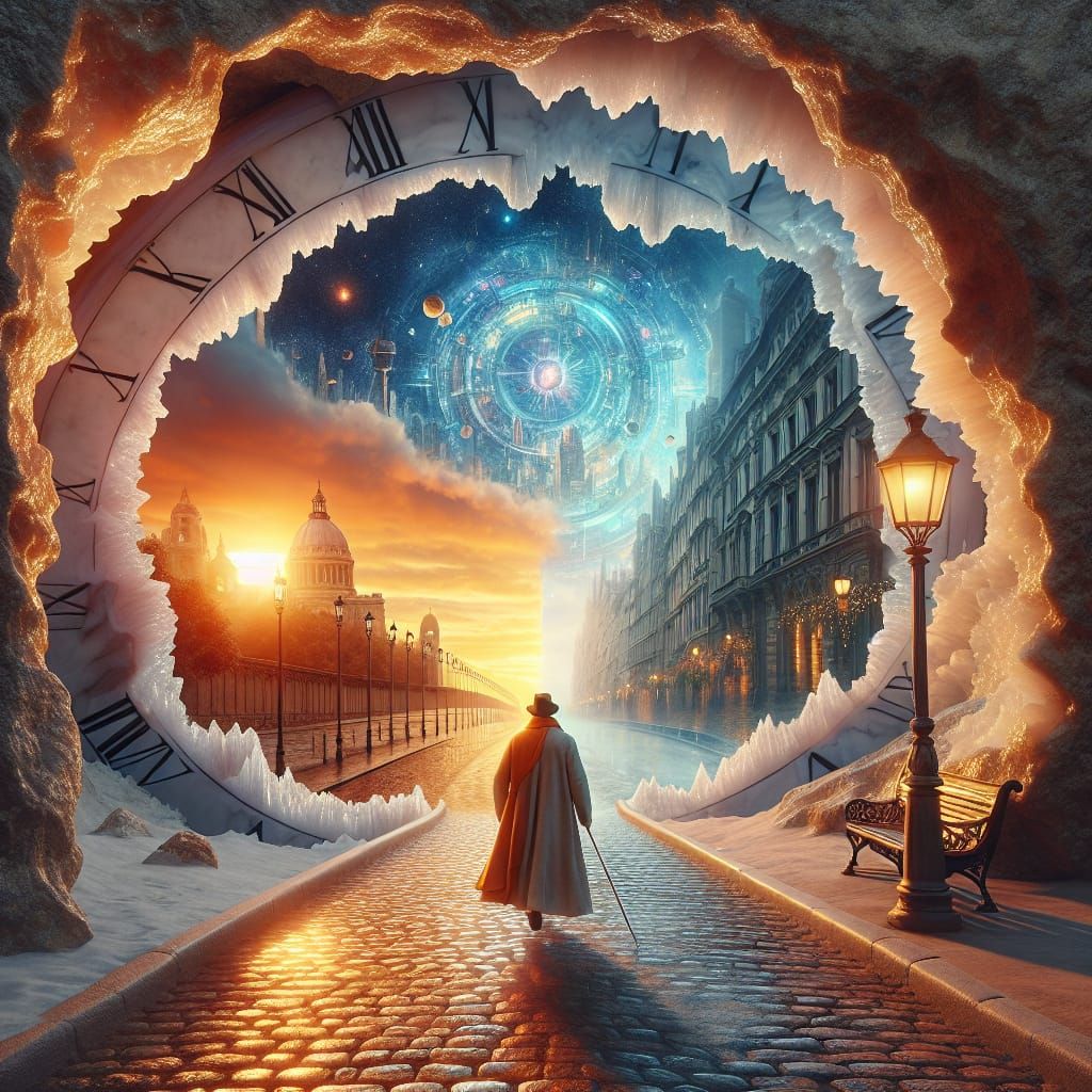 Geode Portal: 18th Century Meets Future City