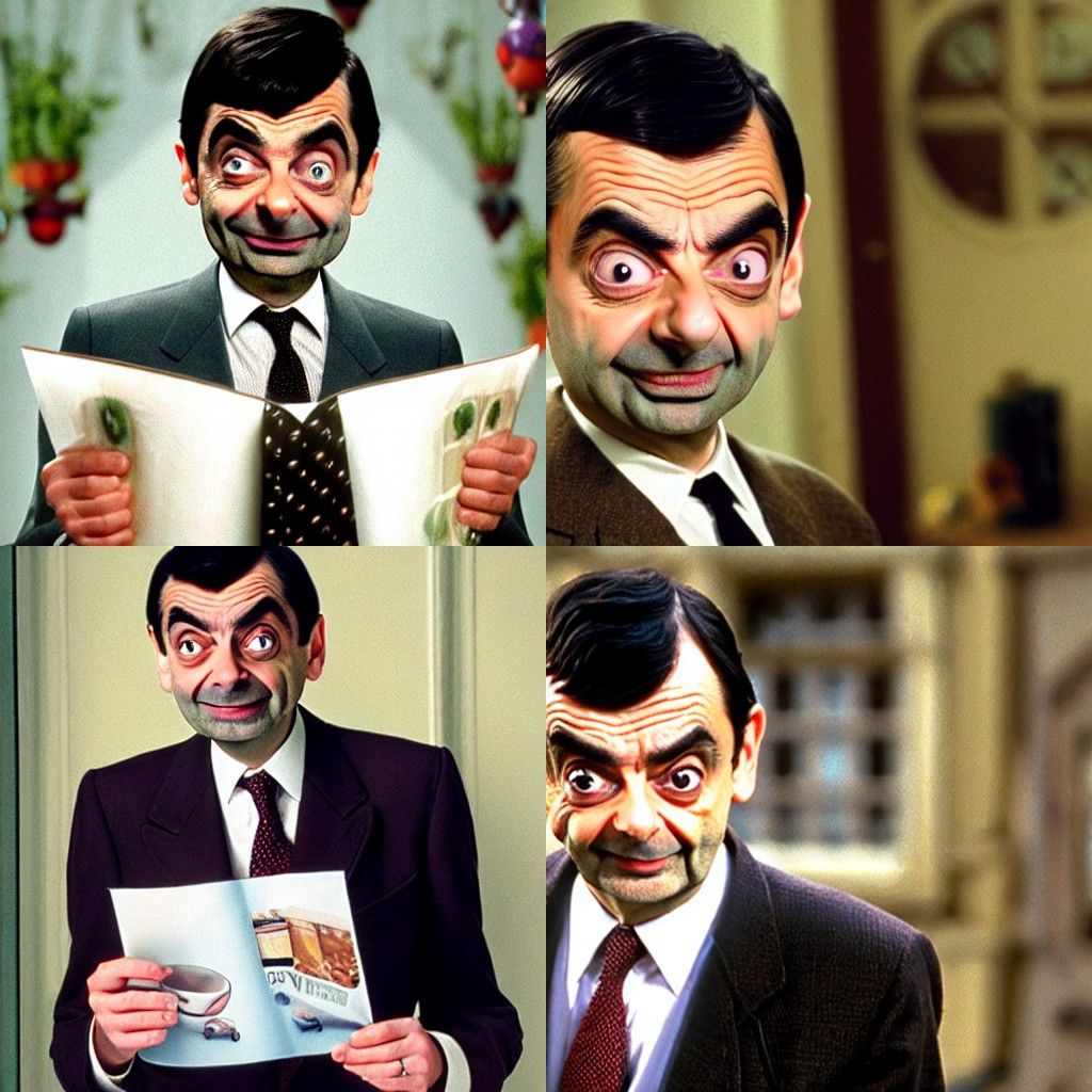 AI Generated Image of Mr. Bean