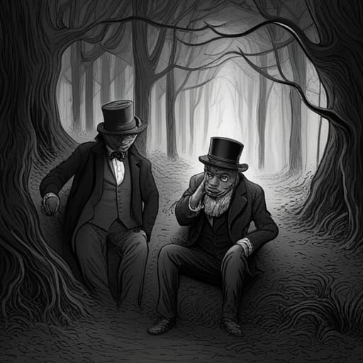 Horrific Encounter in Dark Engravings