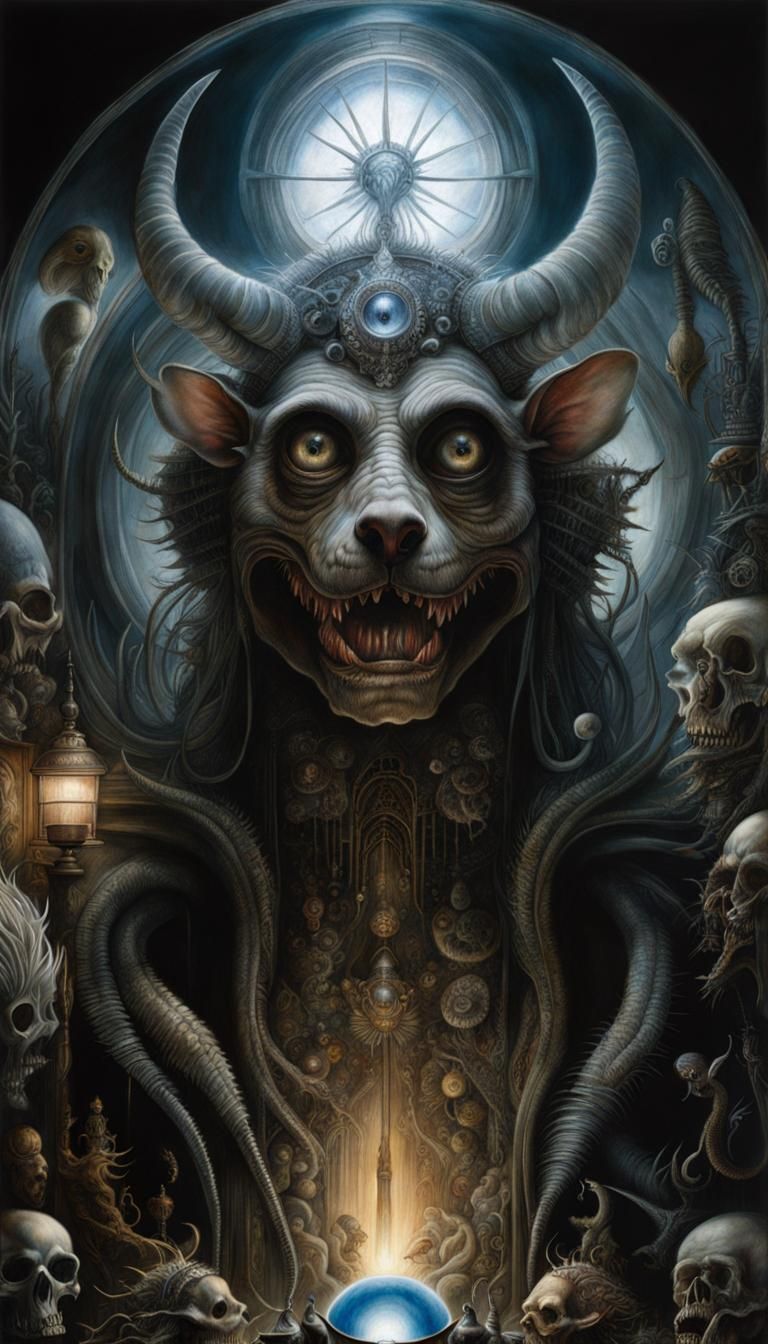 Cryptid Taxidermy: Moreau Creature in Wonderland