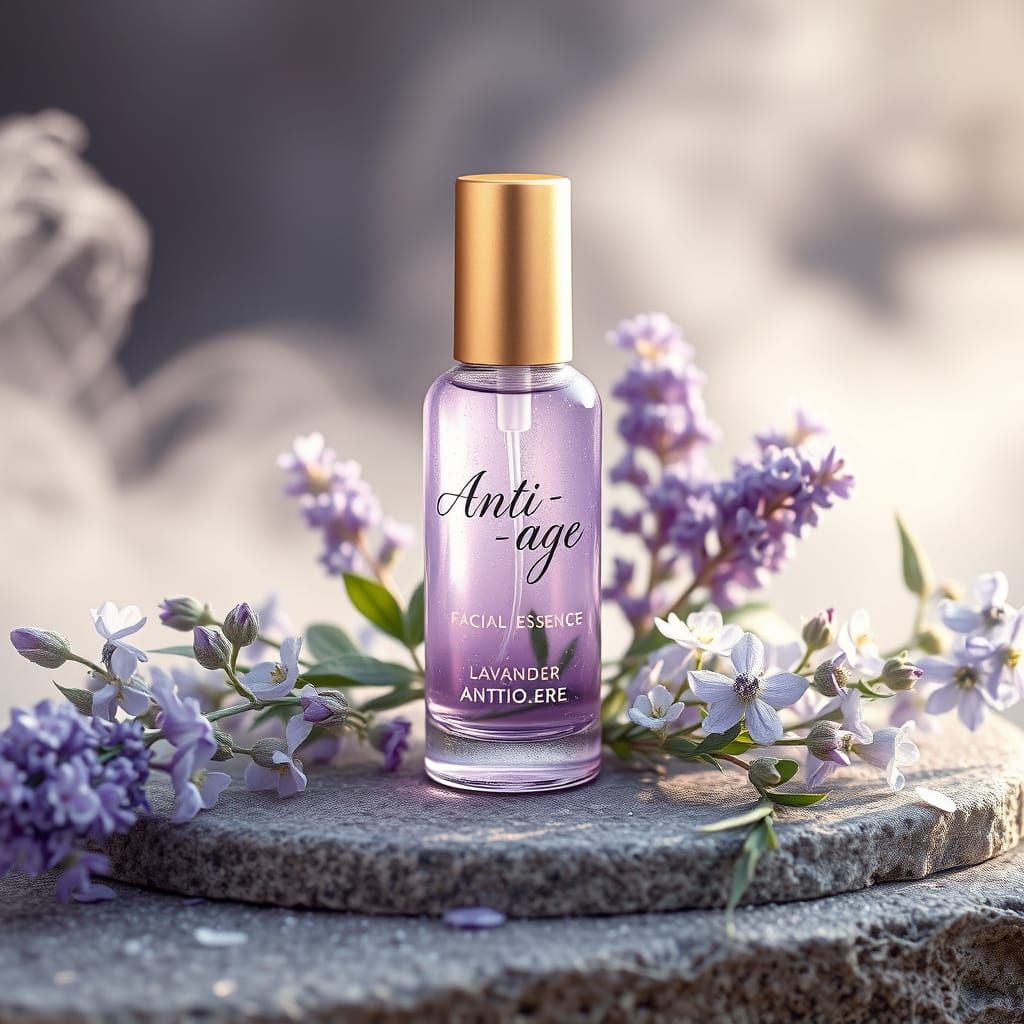 Luxurious Anti-Aging Beauty in a Misty Morning Setting