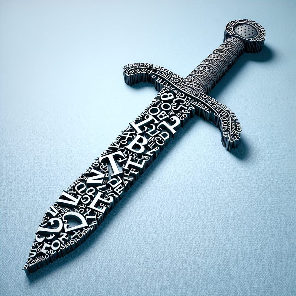 Alphabet Sword: A Metaphor for Literary Power