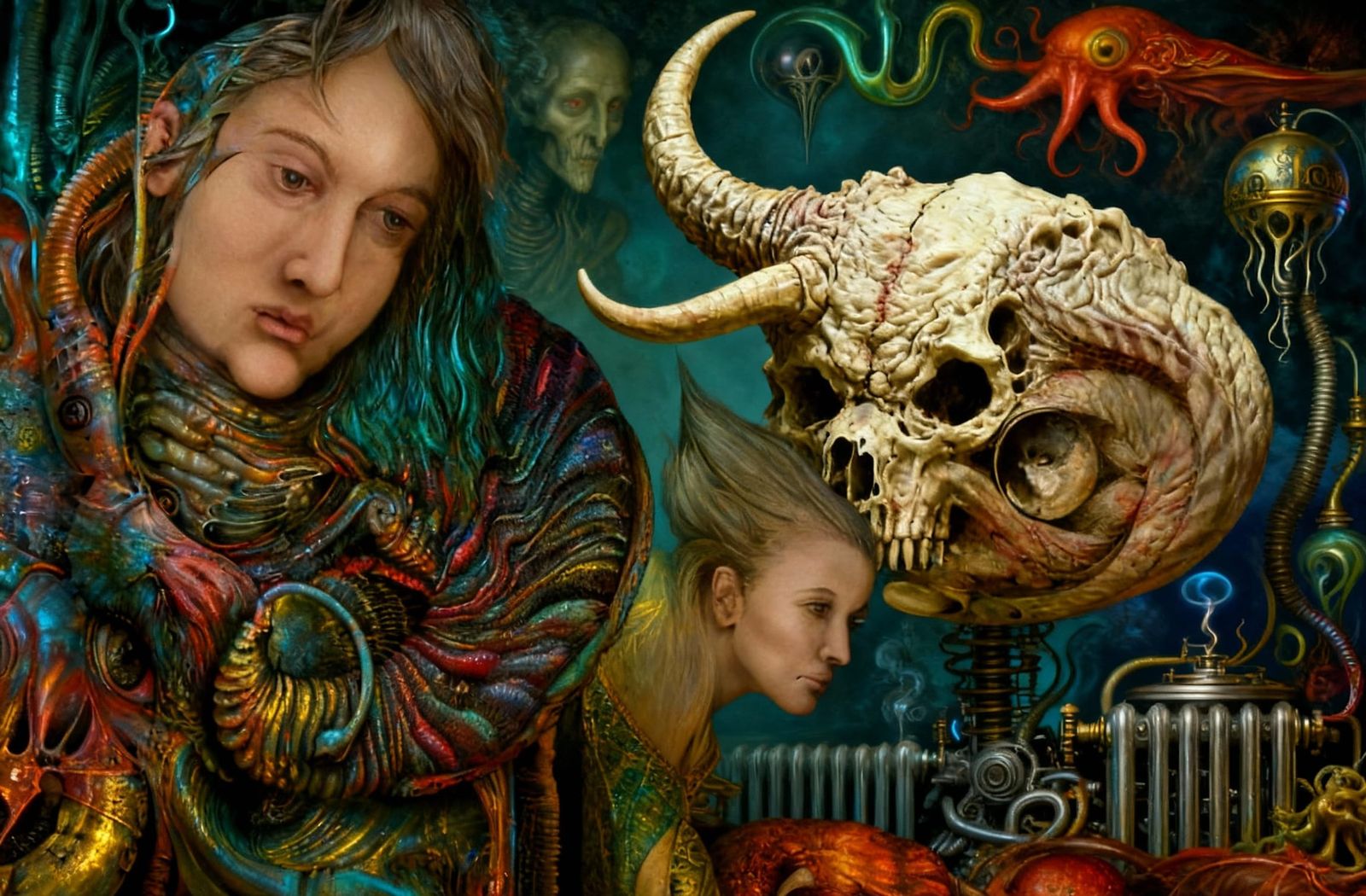 AI Art Fusion: Heavenly Gifts from Sentient AI in Imperial C...