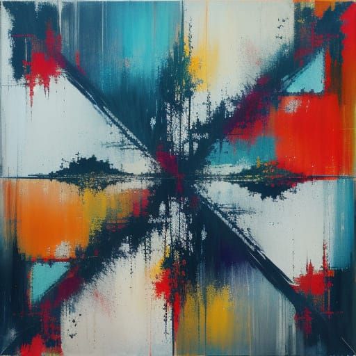 Vibrant Abstract Expressionism