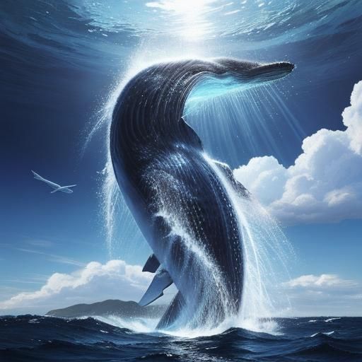 Blue Whale in Oceanpunk Fantasy
