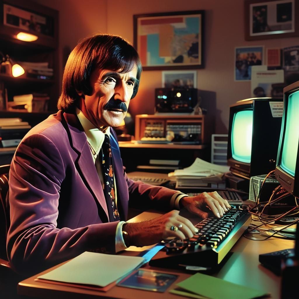 Sonny Bono and a Shared Drive: AI Image