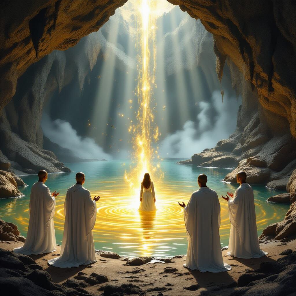 Sorceress Initiation Ceremony in Magic Cave