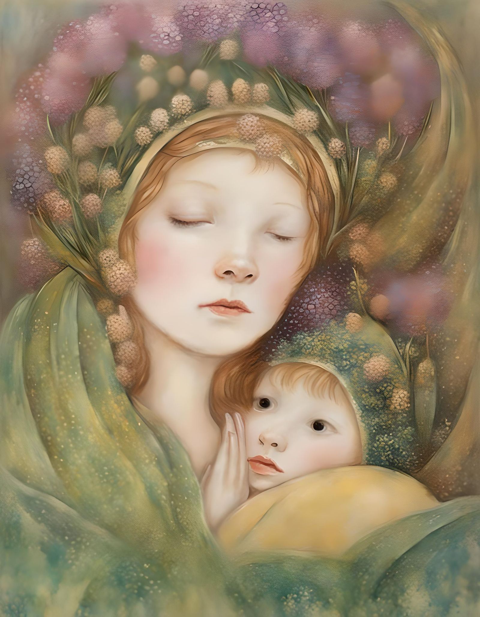 Hyperrealistic Vines in Fantasy Diorama