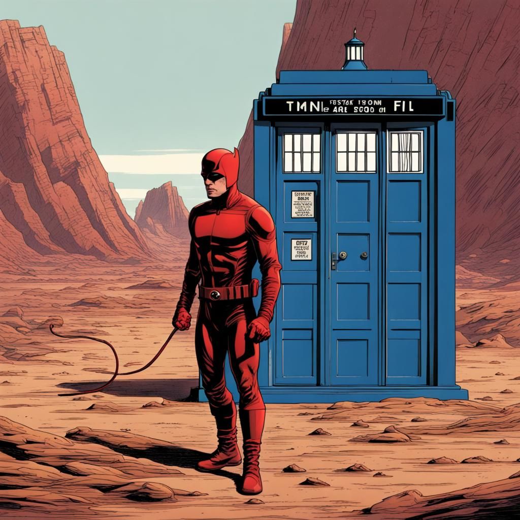 Daredevil's TARDIS Discovery on Alien World