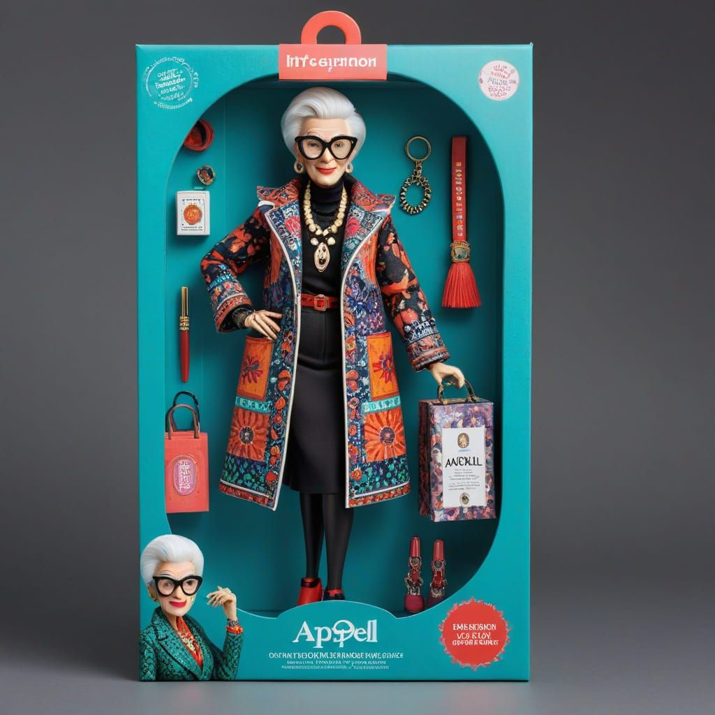 Iris Apfel Fashion Icon Action Figure