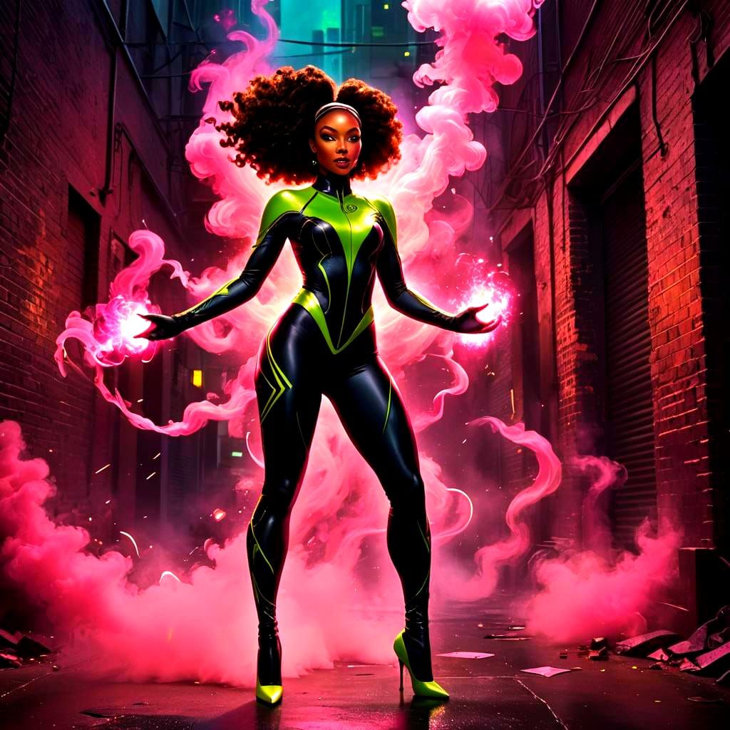 Tiana Reimagined as Villain in 3D Digital Art