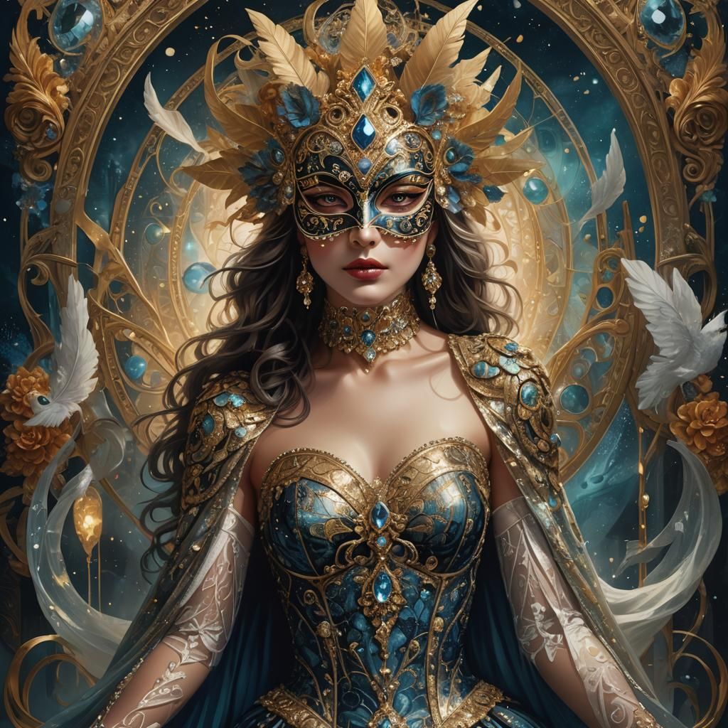 Goddess of Masked Balls in Diamond Mask