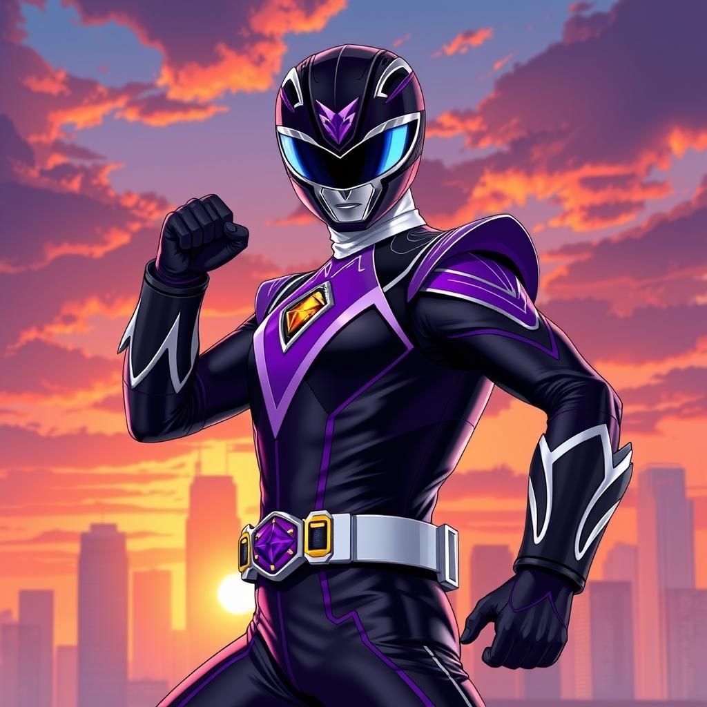 Black Topaz Raven Power Ranger