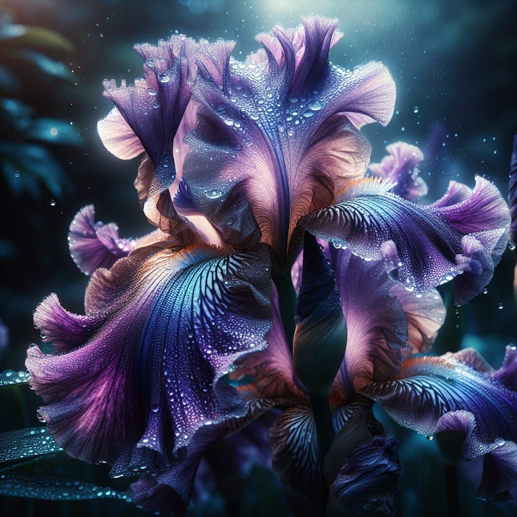 Dewy Iris