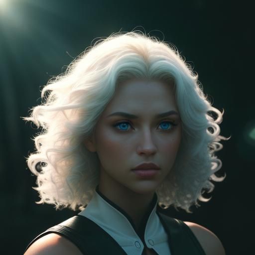 Three Women in Cinematic Film Still