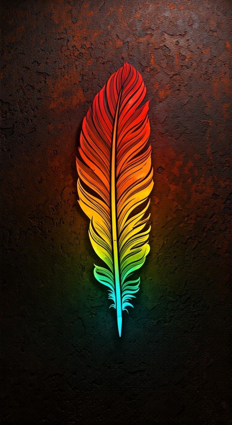 Colourful Feather