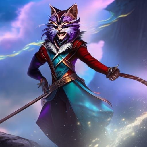 Hyperrealistic Human Cheshire Cat Concept Art