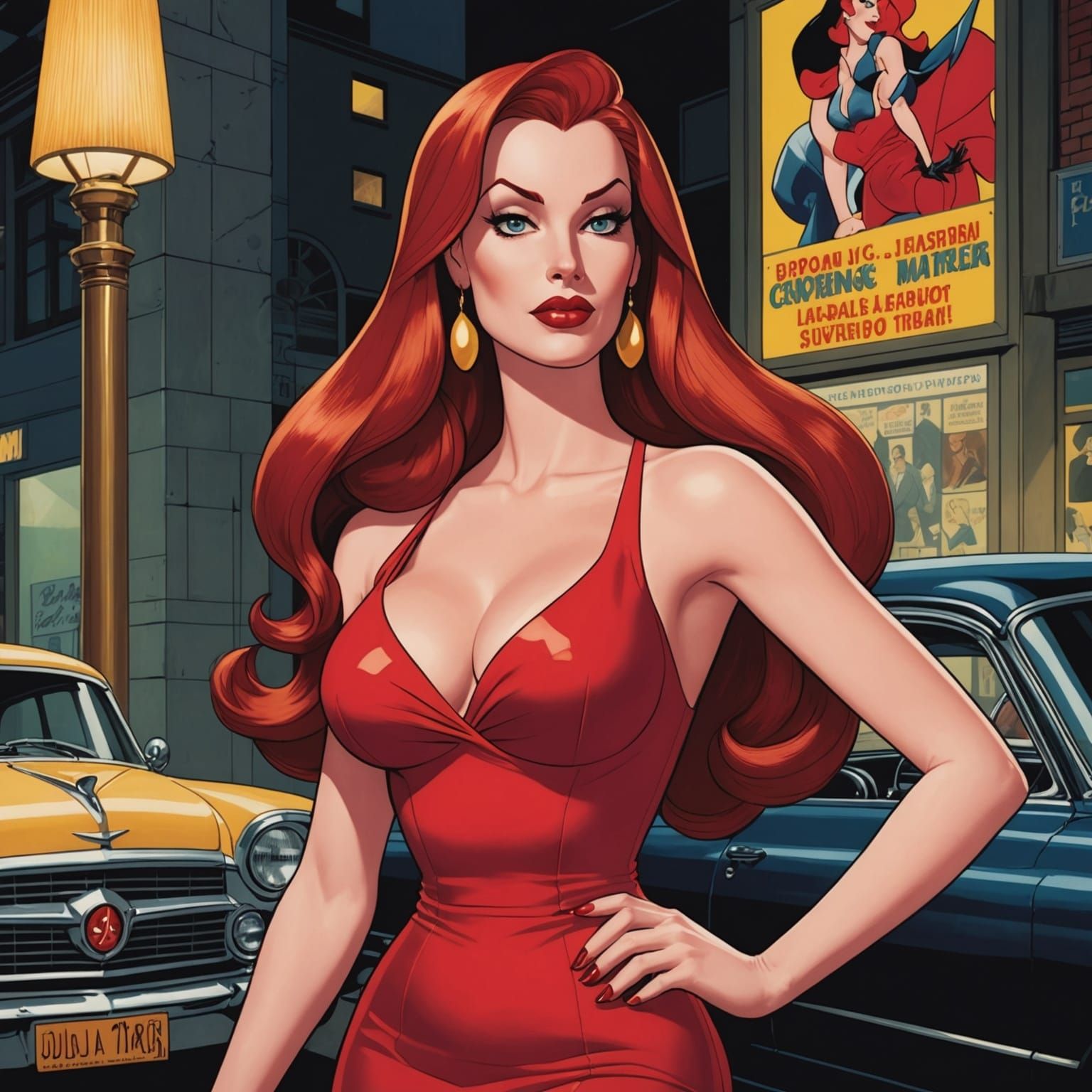 Jessica Rabbit in Diverse Artistic Styles