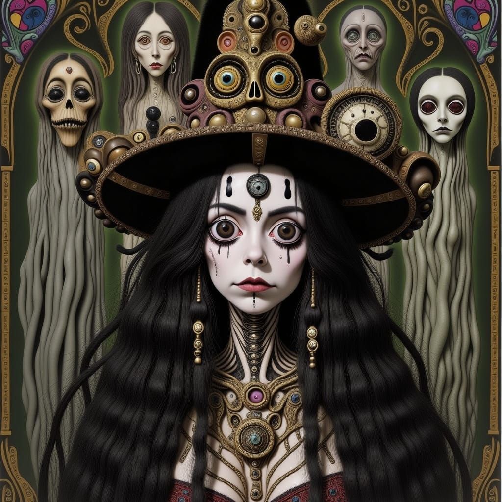 Dark Magic New Orleans Voodoo Priestess