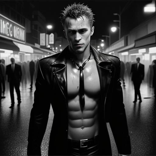 Heath Ledger as Tyler Durden  - Fight Club