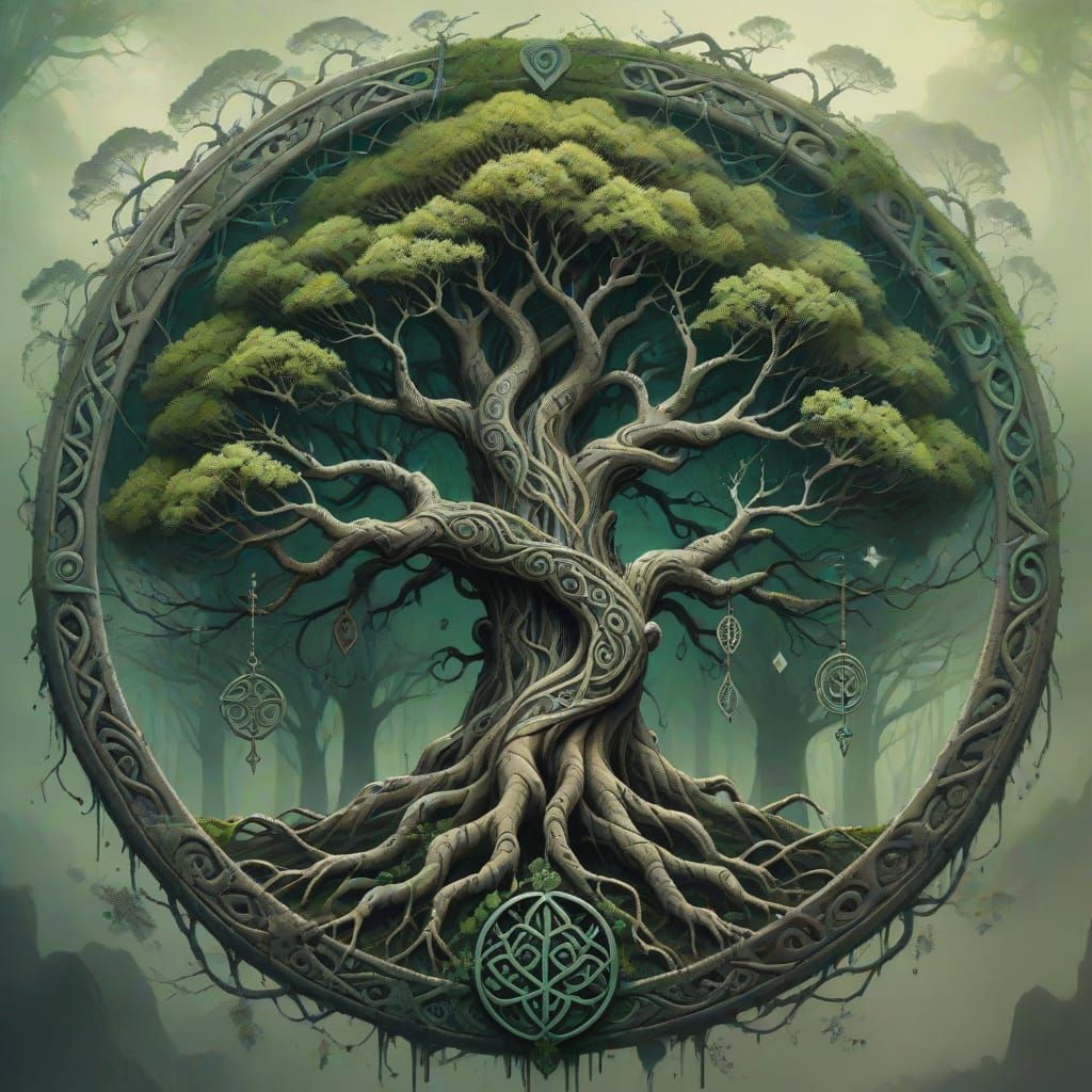 Ancient Yggdrasil Roots Unveil Mystic Nordic Secrets