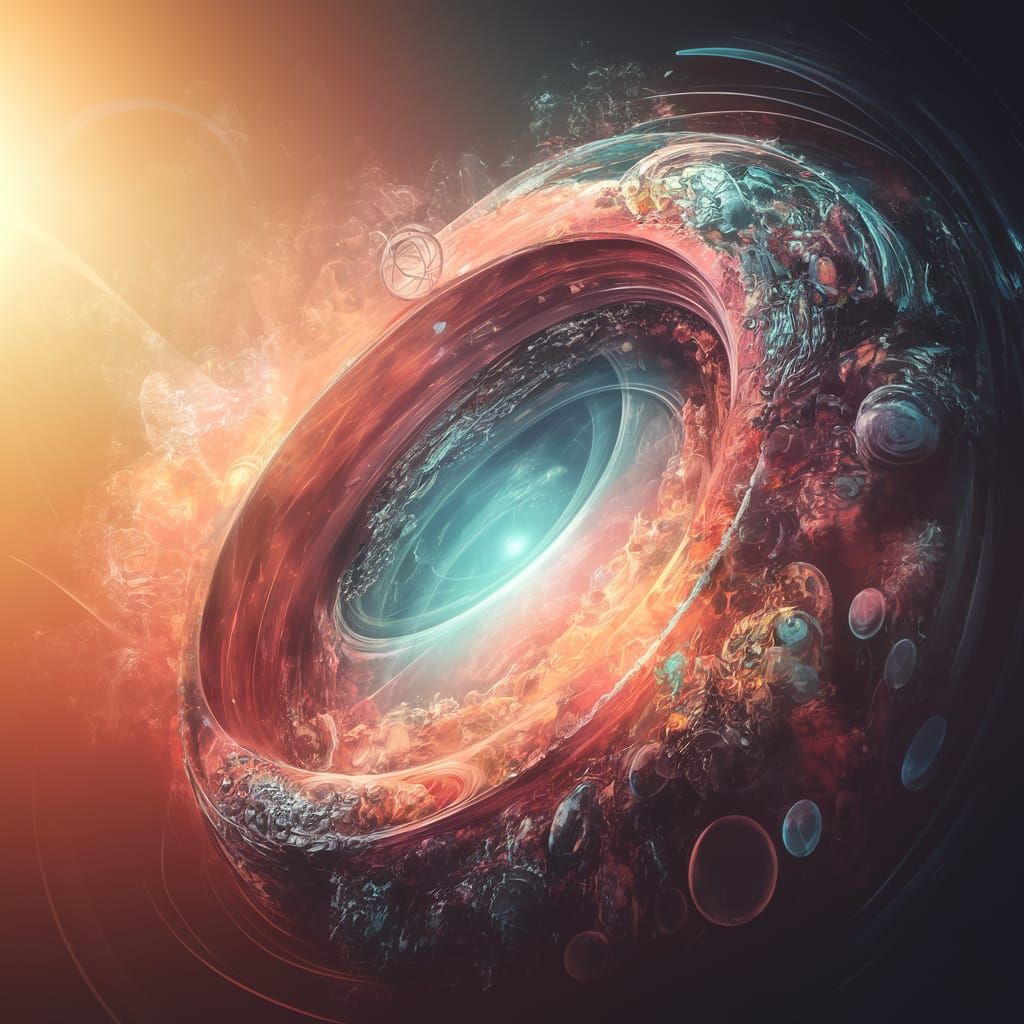 Epic Digital Vortex of Infinite Beauty and Wonder