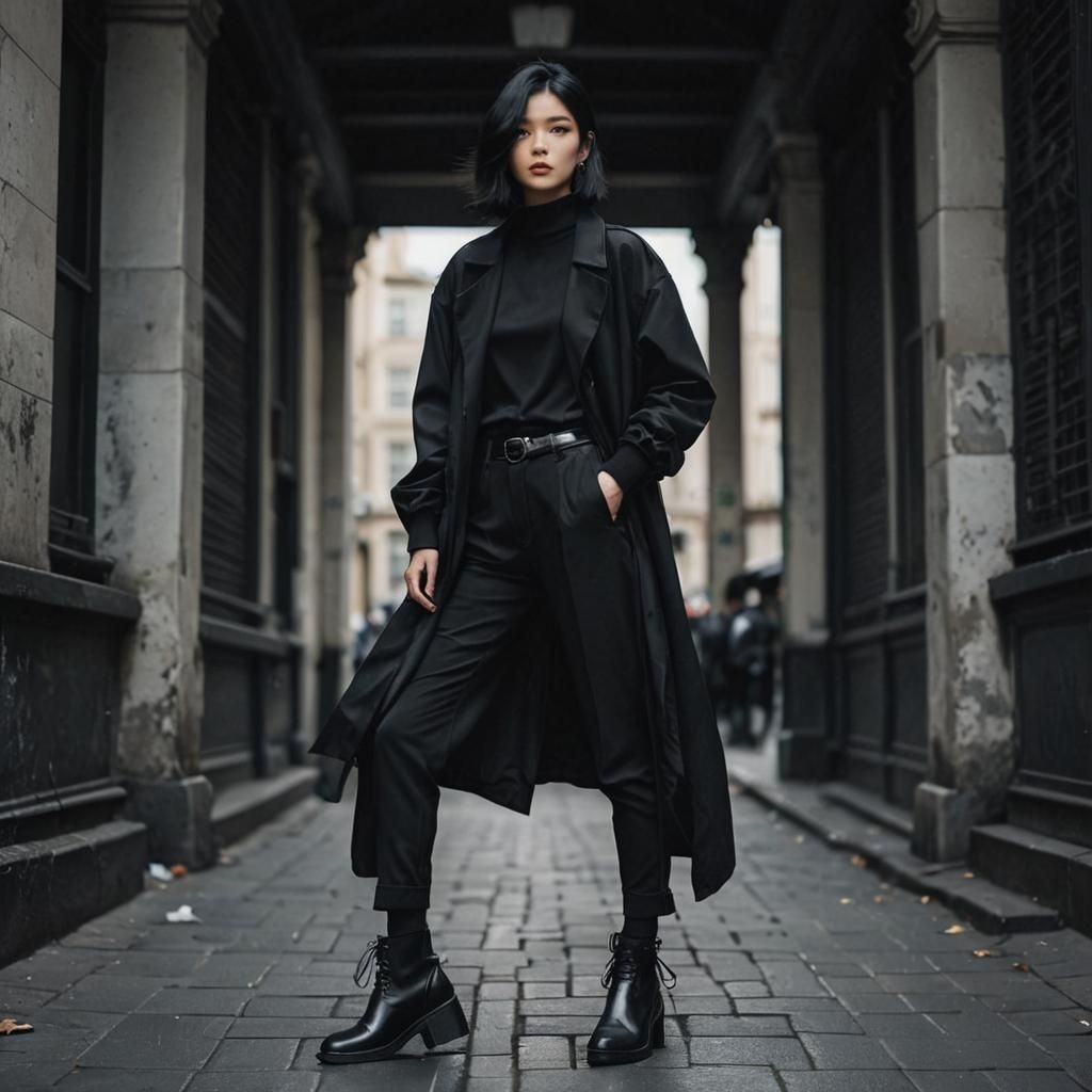 AI Image of a Person with Dark Hair