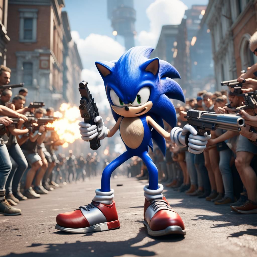 Sonic the Hedgehog Armed and Ready
