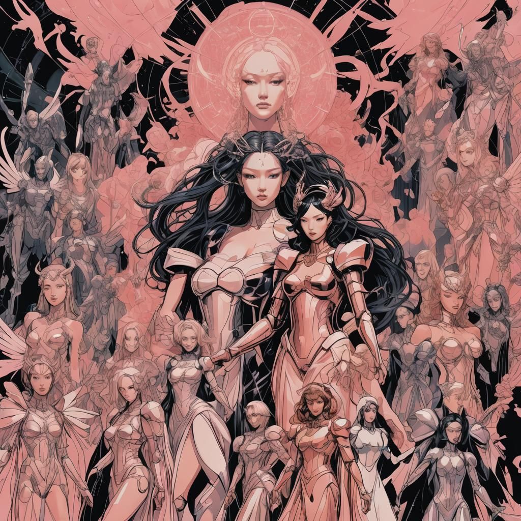 Cyberpunk Angels Descend at the Met Gala