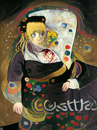 Abstract Portrait Inspired by Kandinsky and Klimt