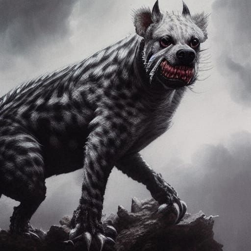 Sinister Bandersnatch Portrait by Greg Rutkowski and Doré