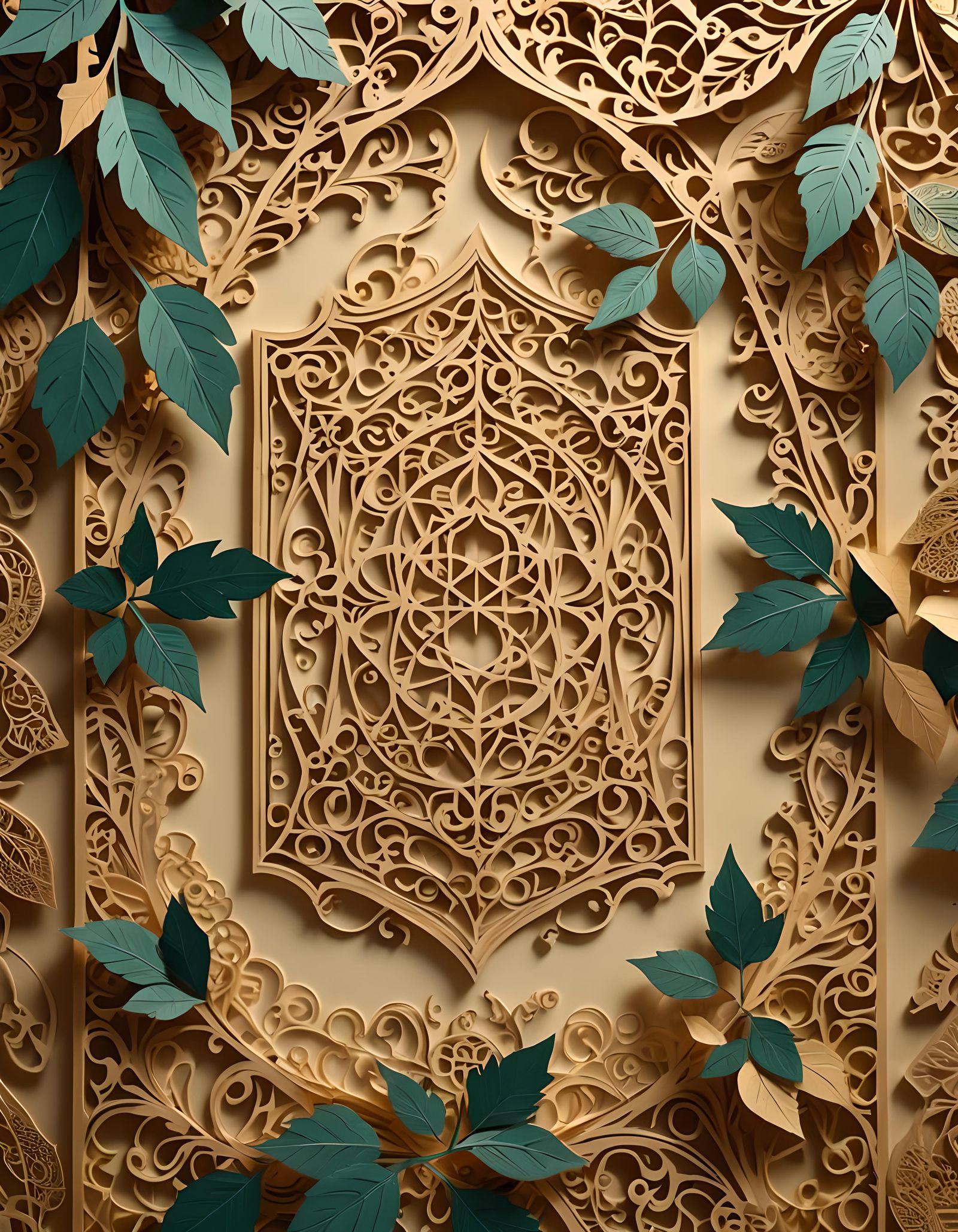 Luxurious Sukkot Blessing Background Design