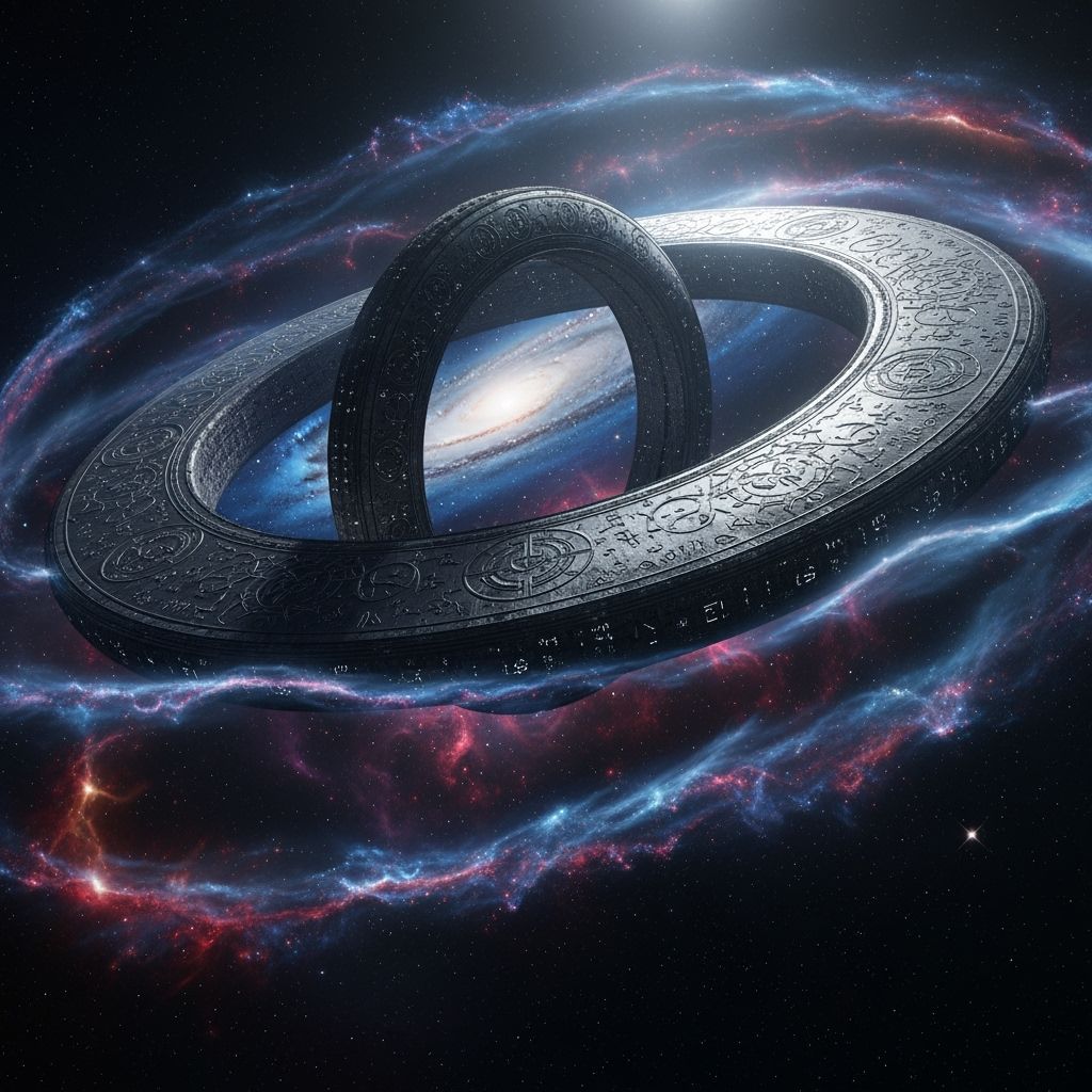Colossal Ancient Ring in Cosmic Void