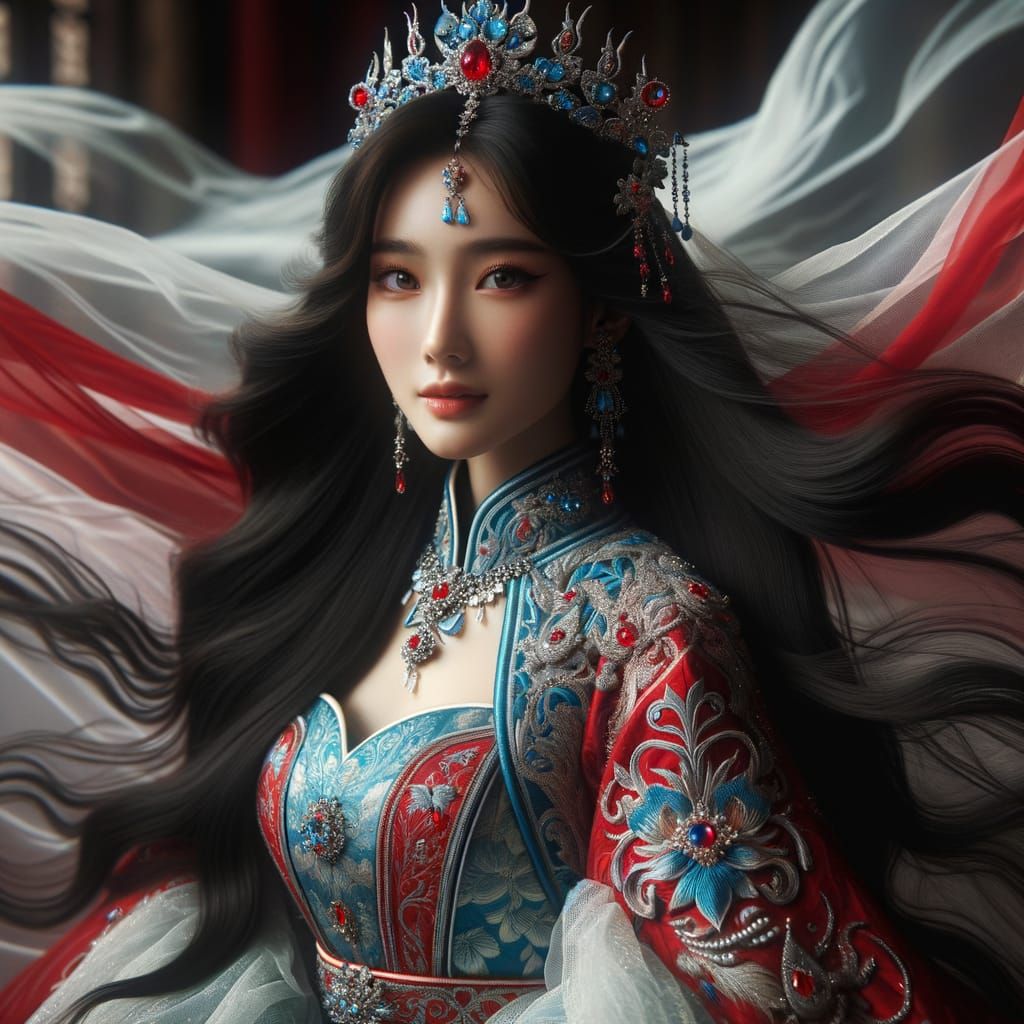 Regal Princess in Red, White, and Blue