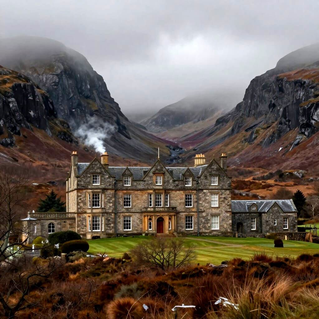 18th Century Scottish Manor in Wild Highlands