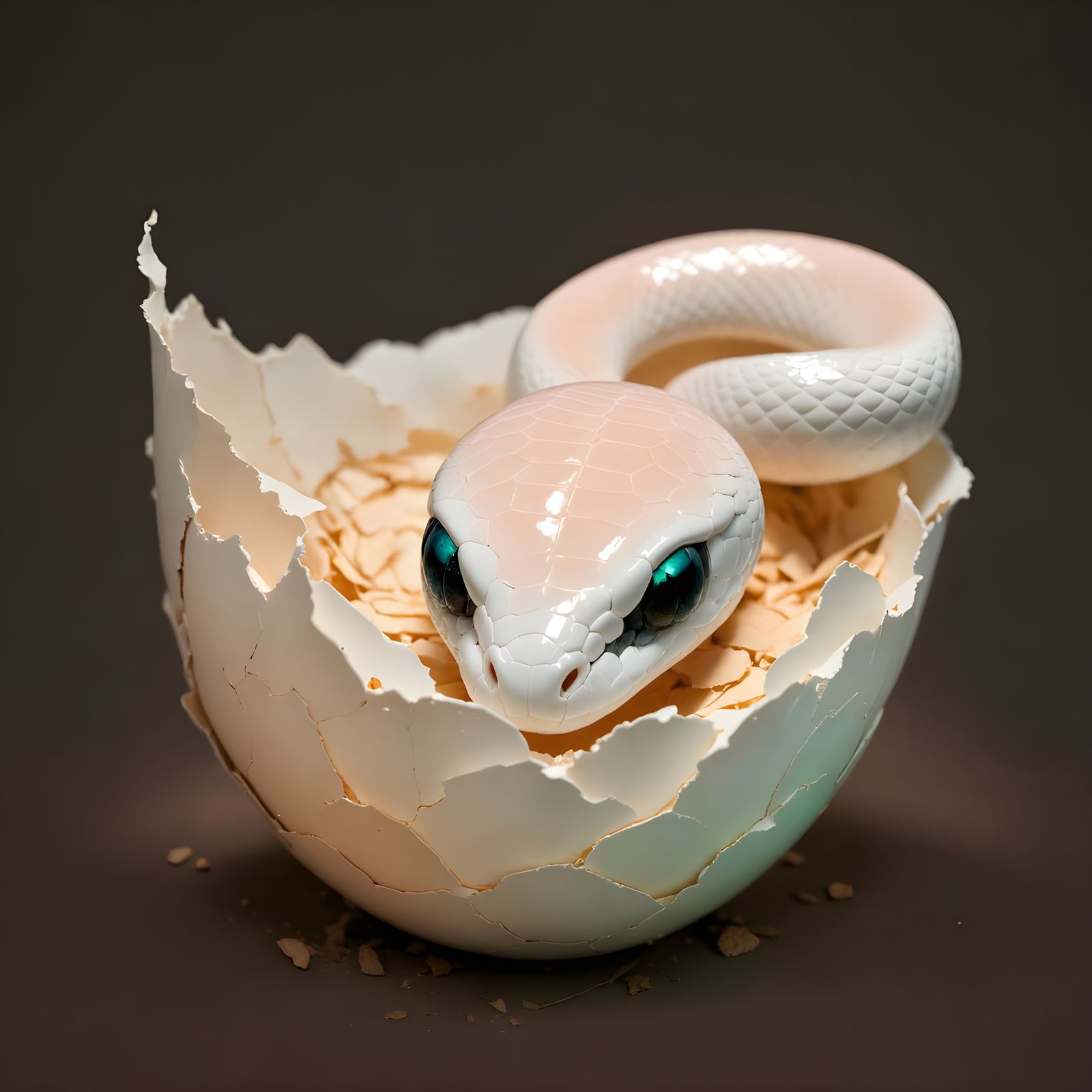 Iridescent Cobra Snakelet Emerges in Concept Art