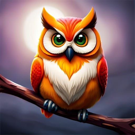 Cute Kawaii Squishy Owl Plush Toy