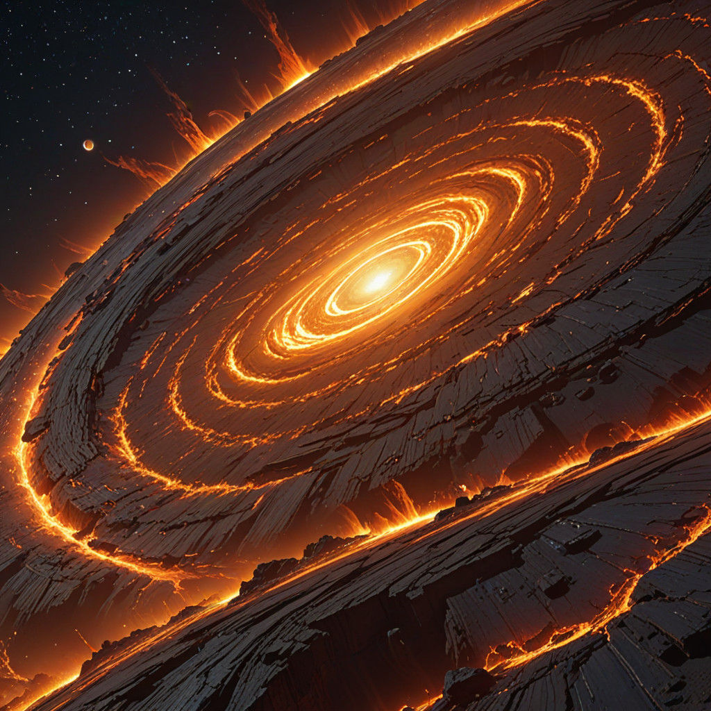 Cosmic Colossus in Scorching Vortex