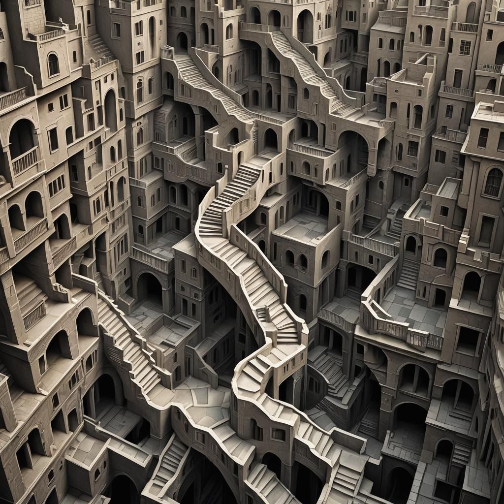 M.C. Escher style - 11