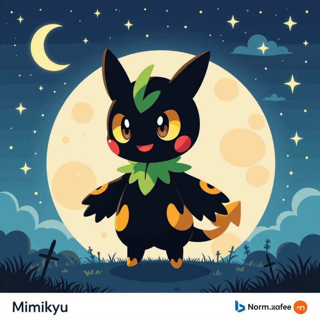 AI-Generated Mimikyu Artwork