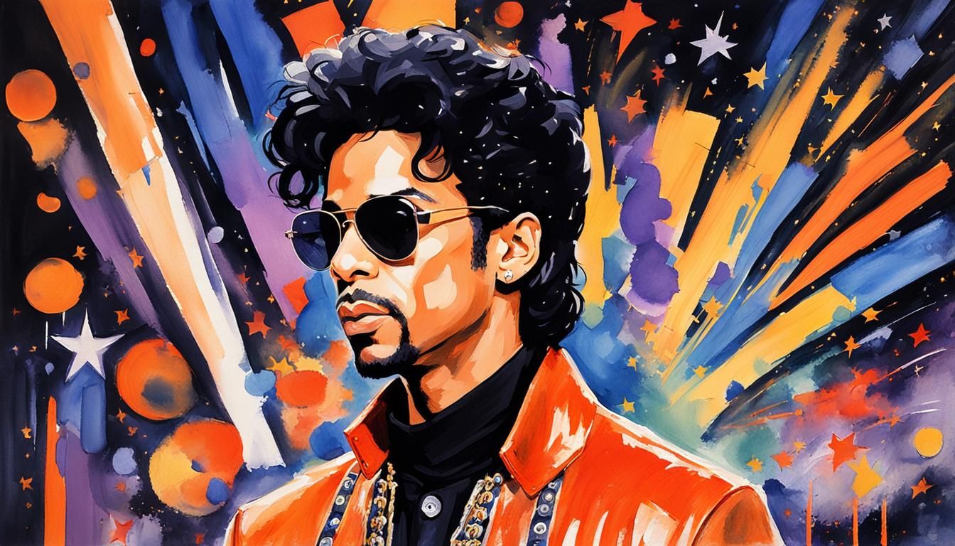 Singer in Vegas: An Impressionist Gouache Portrait