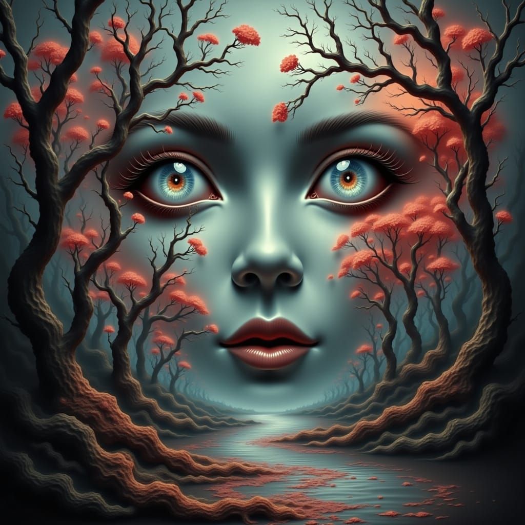 Fractal World of Foreboding and Strange Illusions