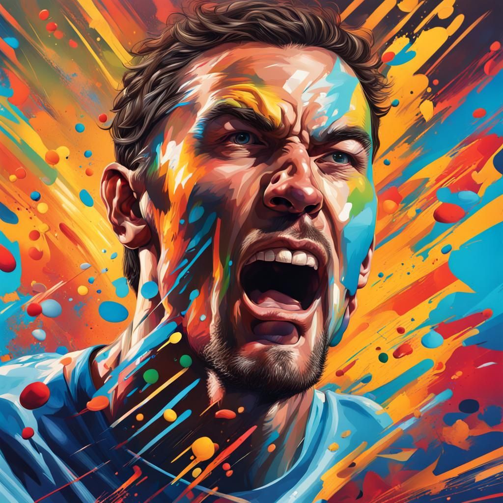 Athlete Anti-Doping Concept Art in Hyperrealistic Style