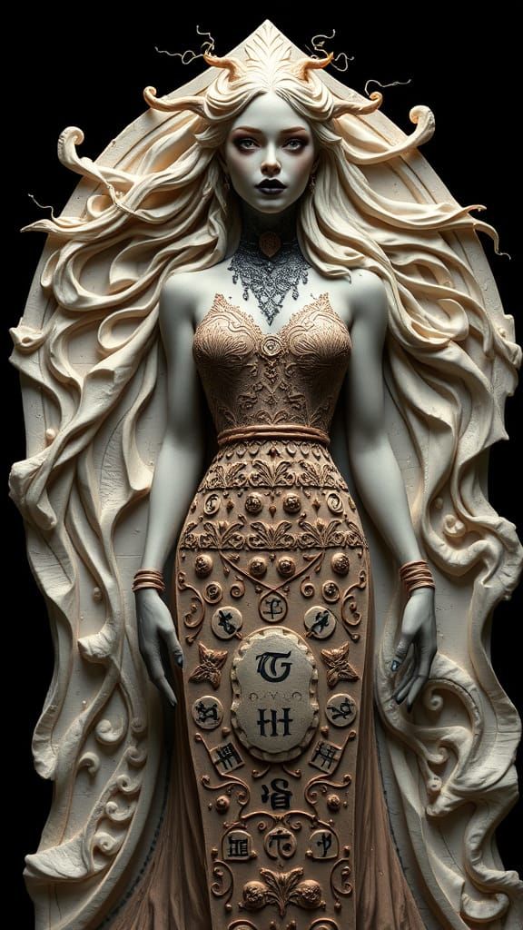 Beautiful vampire mane