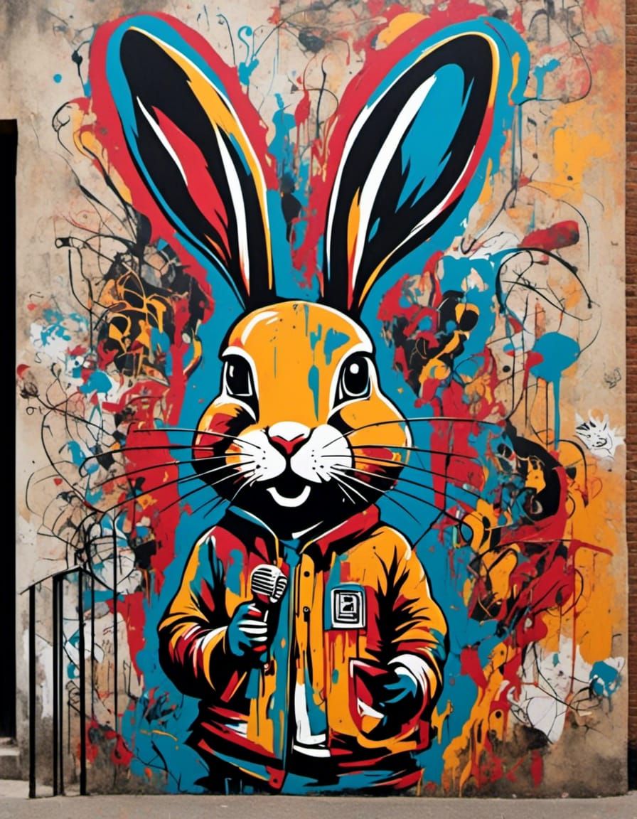 Rabbit in the city