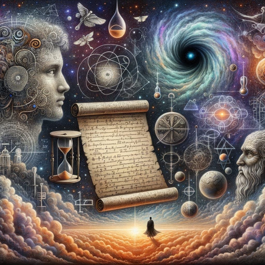 Dreamlike Parchment of Time and Infinity