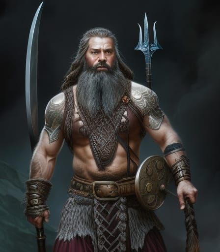 TTRPG Barbarian Character