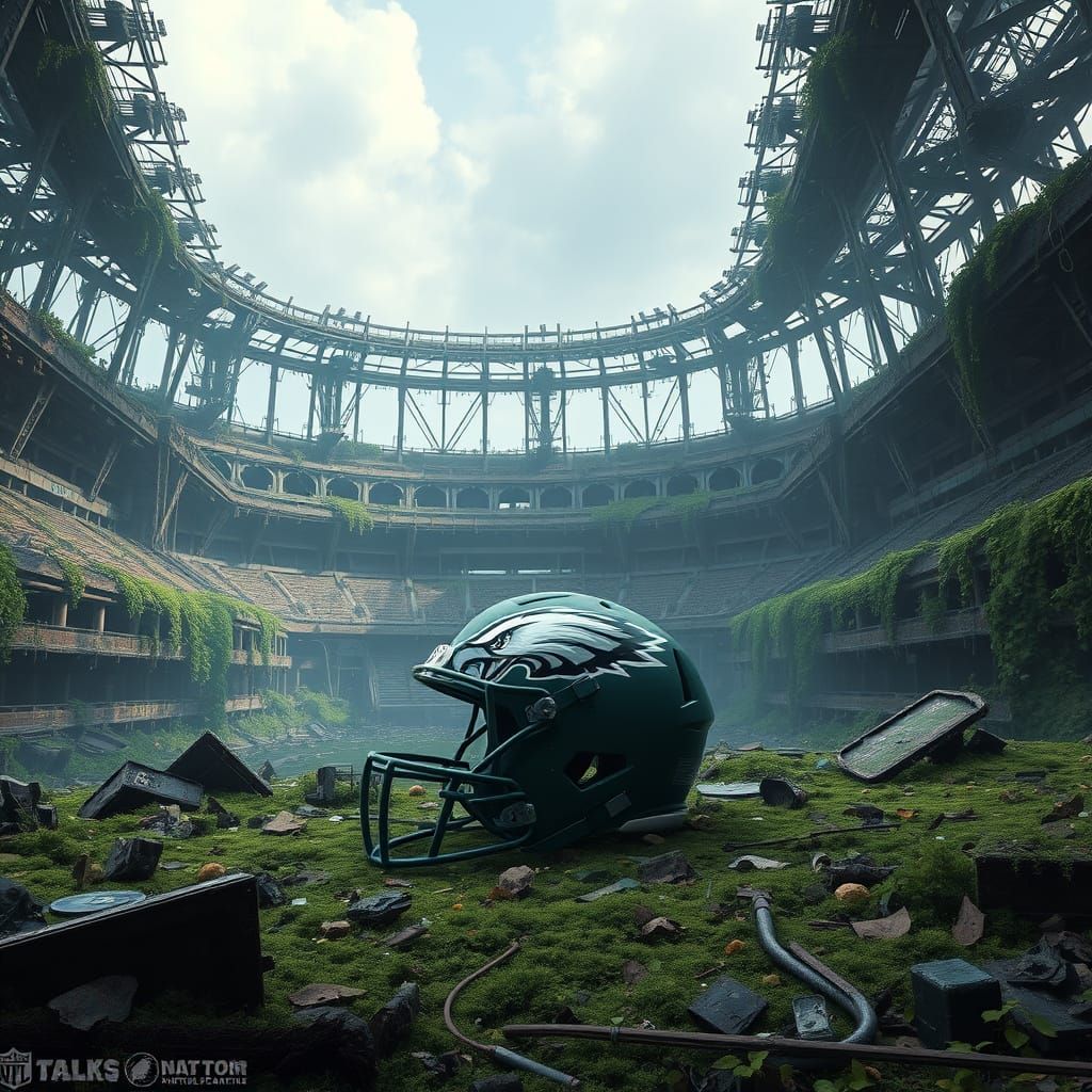 Abandoned Eagles Stadium Reclaimed by Nature in Fantastical ...