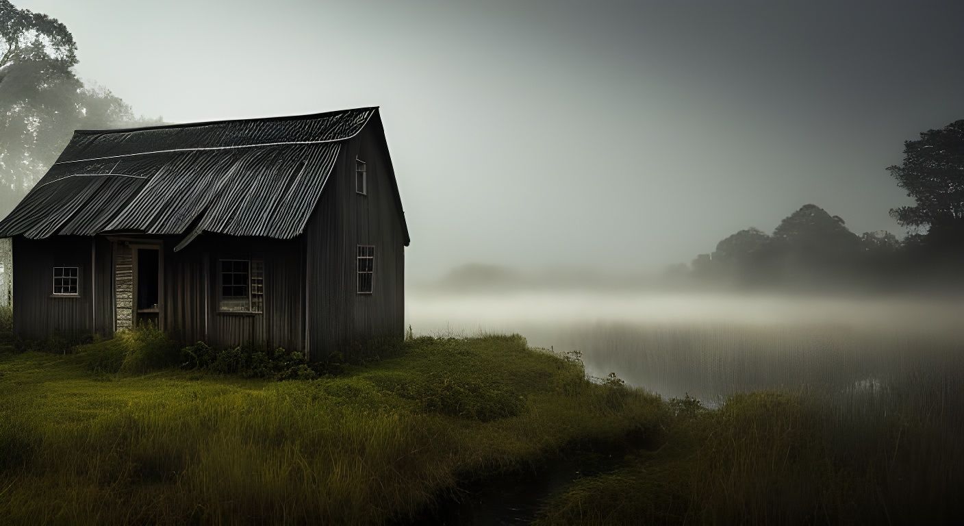 shack in a swamp