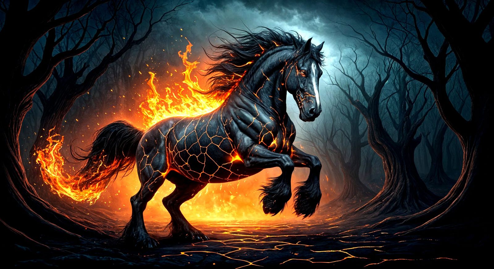 ๐ด๐ฅ Lava Horse ๐๐ชจ